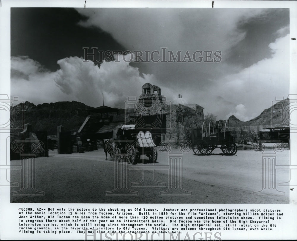 1983, Old Tucson, movie location 12 miles from Tucson, Arizona. - Historic Images