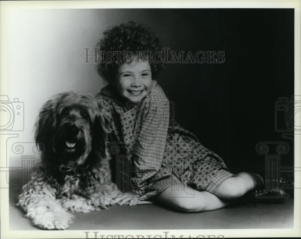 1986 Press Photo Aileen Quinn stars in Annie. - cvp86911 - Historic Images