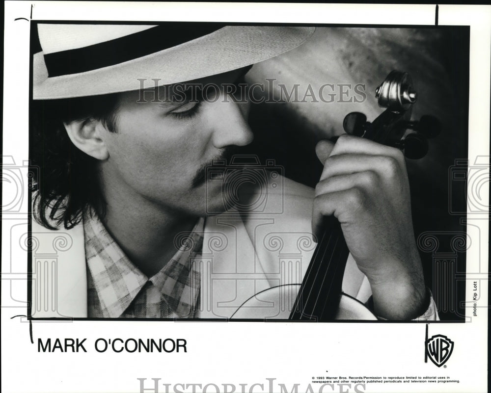 1993 Press Photo American classical and country violinist Mark O'Connor - Historic Images