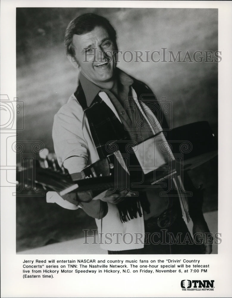 1992 Press Photo Jerry Reed-Drivin&#39; Country Concerts - cvp87214 - Historic Images