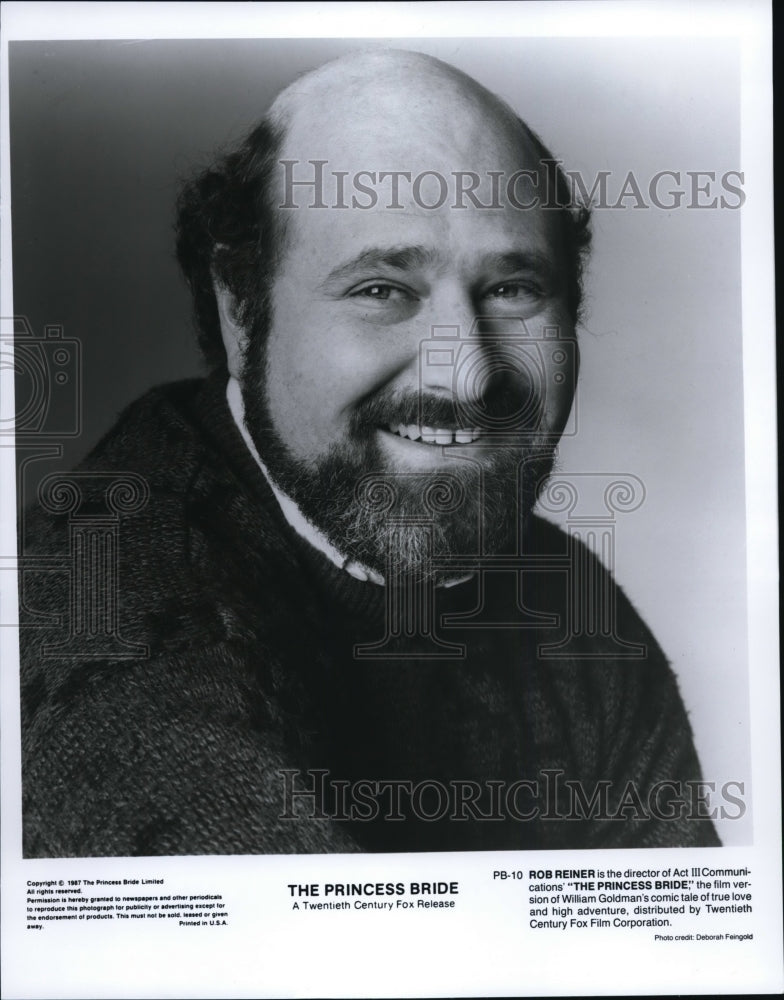 1987, Rob Reiner, director of "The Princess Bride." - cvp87336 - Historic Images