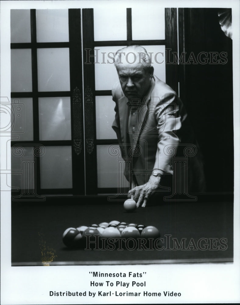 1986 &quot;Minnesota Fats,&quot; How To Play Pool - Historic Images