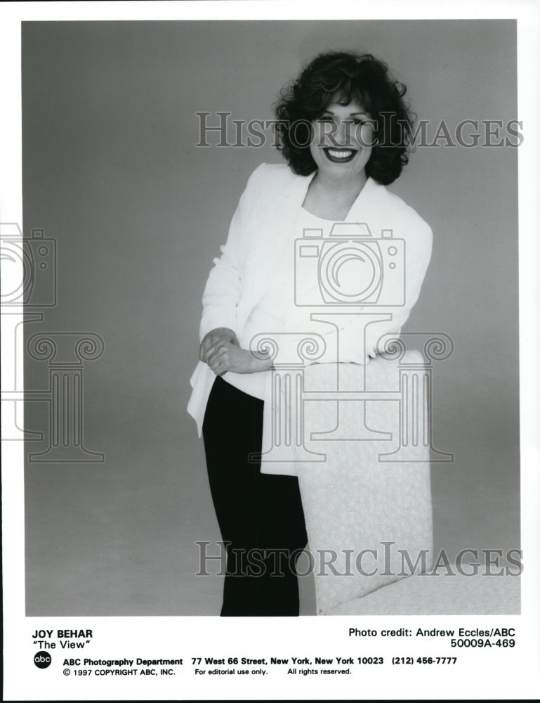 Press Photo Joy Behar-The View - cvp87465 - Historic Images