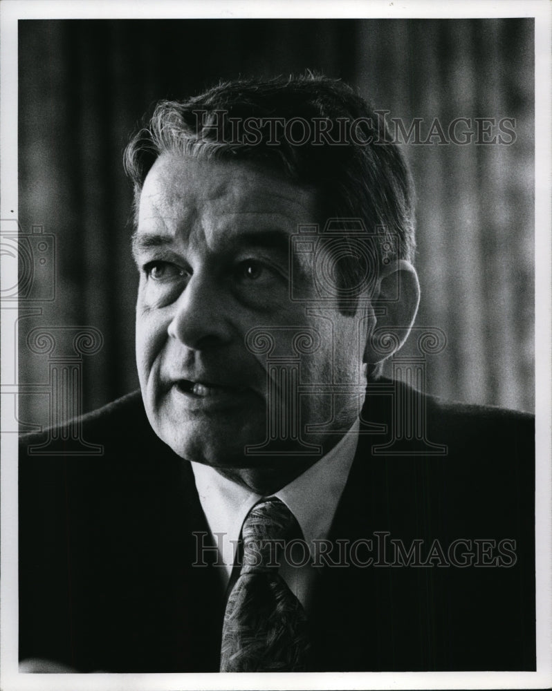 1977 Press Photo Herbert S Richey, president of The Valley Camp Coal Company.-Historic Images