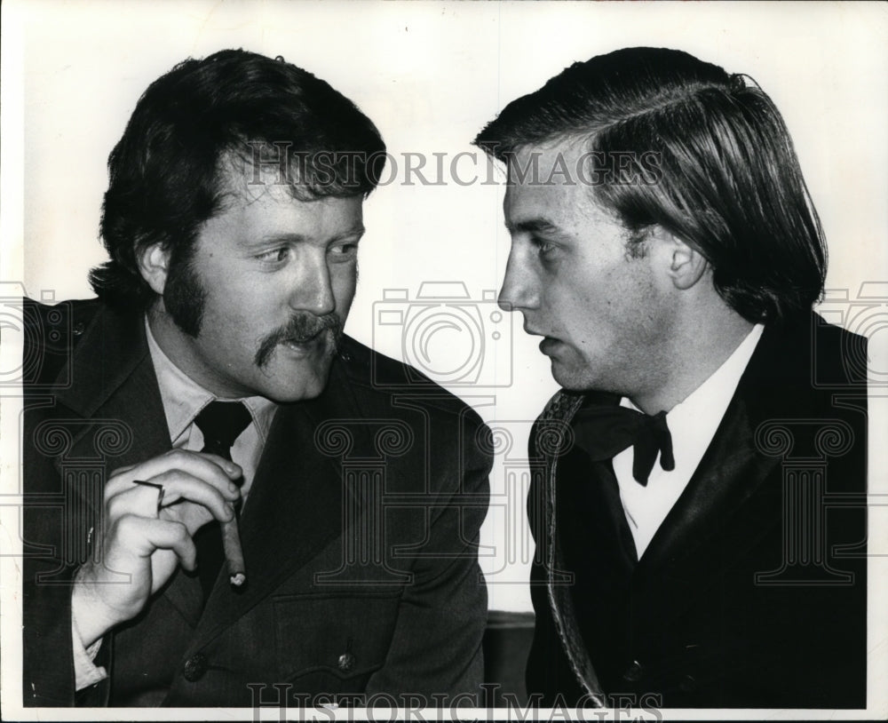 1971 Press Photo Peter Smith and George Humphrey-The Balcony - cvp88142-Historic Images