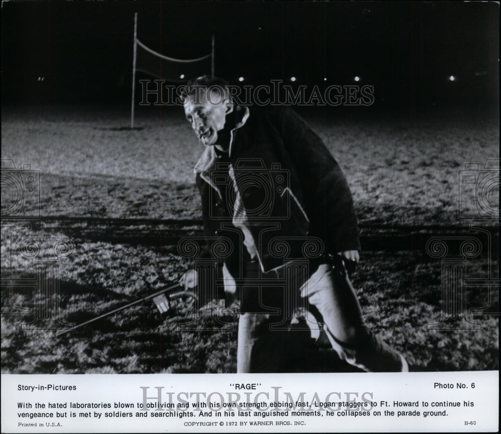 1974 Press Photo George Scott-Rage movie - cvp88154 - Historic Images