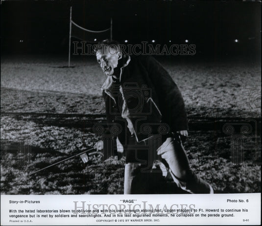 1974 Press Photo George Scott-Rage movie - cvp88154 - Historic Images