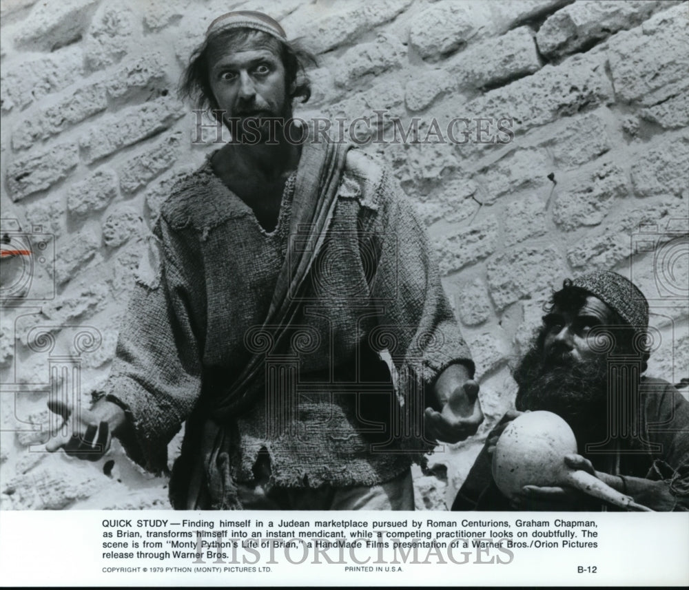 1979 Press Photo Graham Chapman in Monty Python's Life of Brian. - cvp88250 - Historic Images