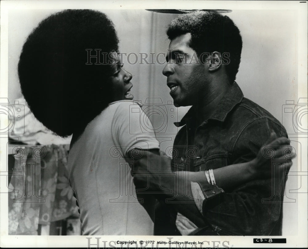 1972, Judy Pare and Jim Watkins in "Cool Breeze." - cvp88329 - Historic Images