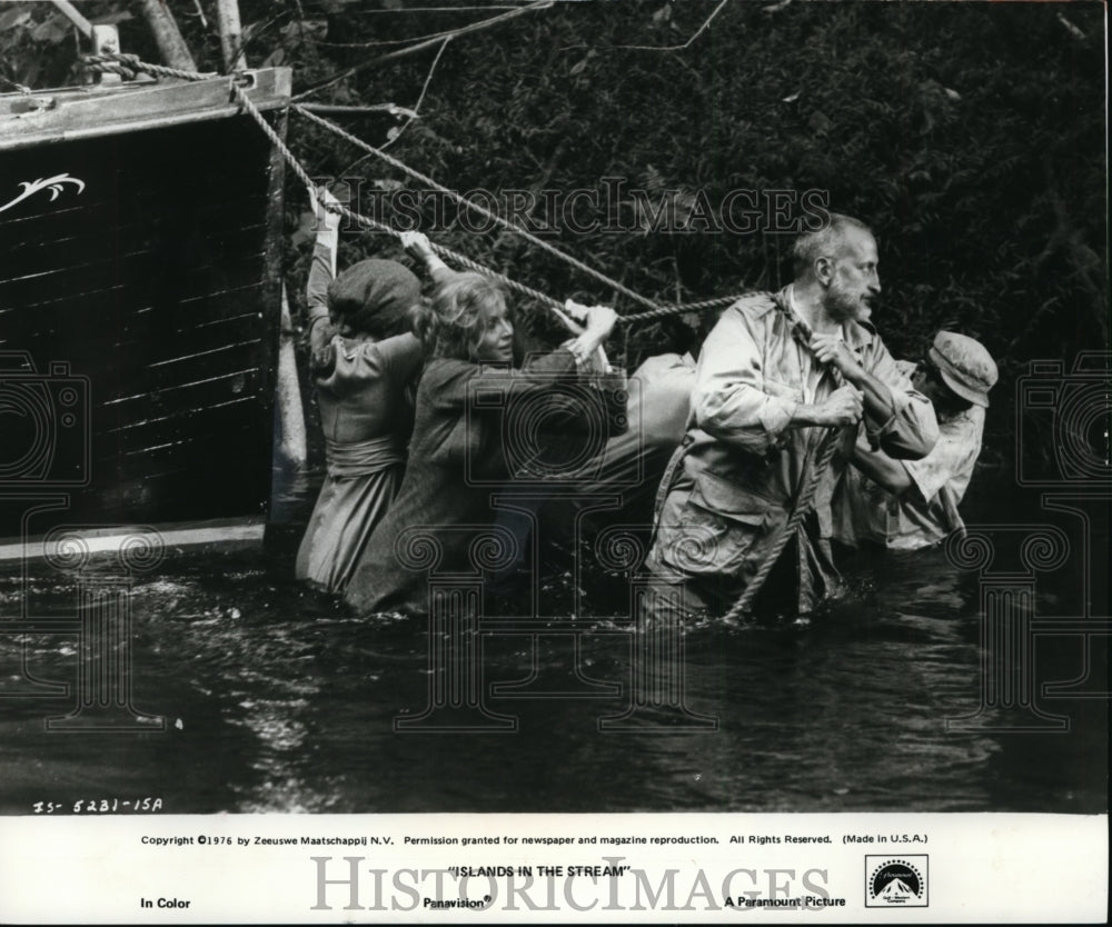 1977 George Scott in Islands in the Stream - Historic Images