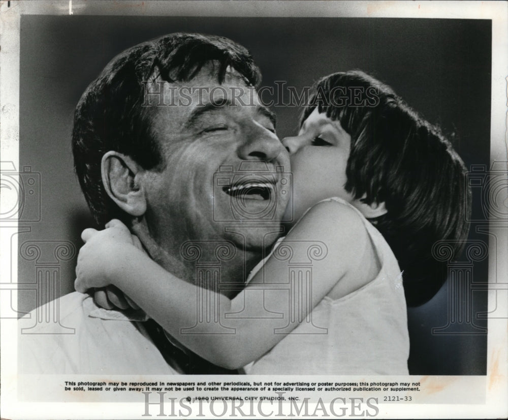 1980, Little Miss Marker-Sara Stimson and Walter Matthau - cvp88445 - Historic Images