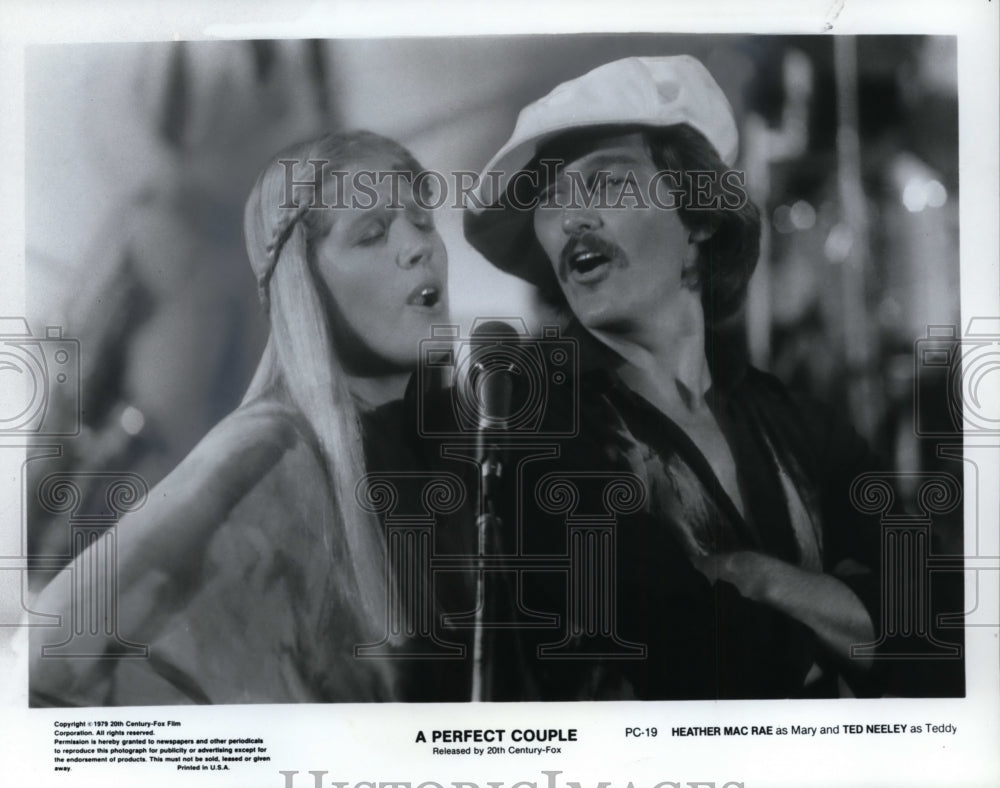1979 Press Photo Heather Mac Rae as Mary, Ted Neeley as Teddy-A Perfect Couple - Historic Images