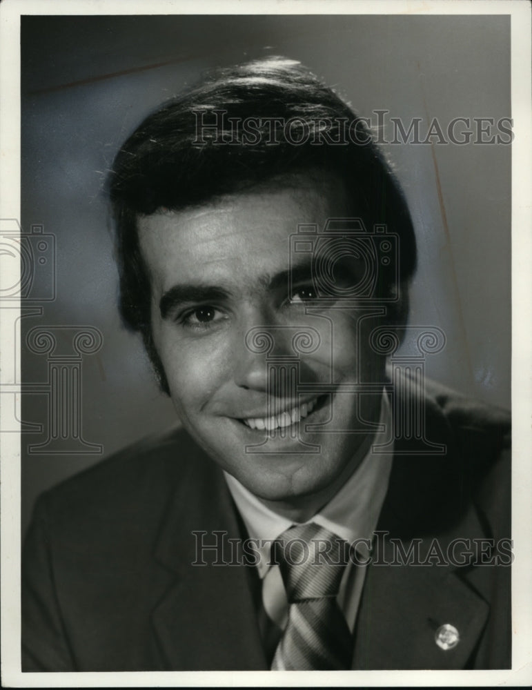 Press Photo Tom Snyder, television personality, news anchor - Historic Images