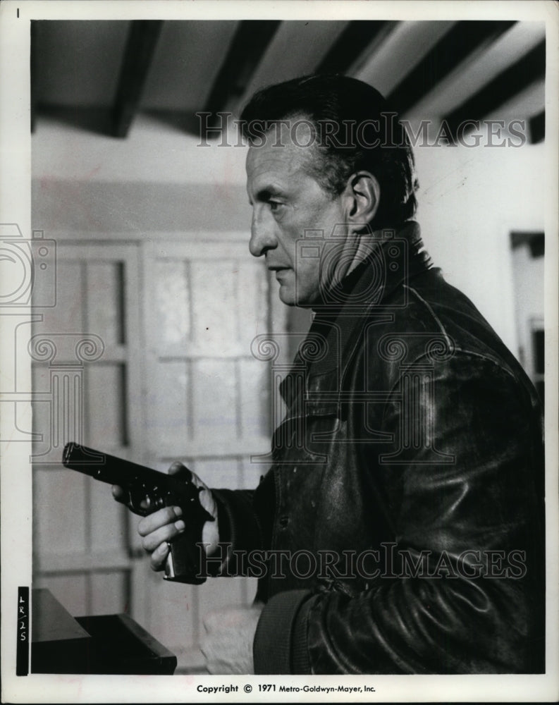 1971 Press Photo The Last Run movie stars George Scott as Garmes - cvp88825 - Historic Images