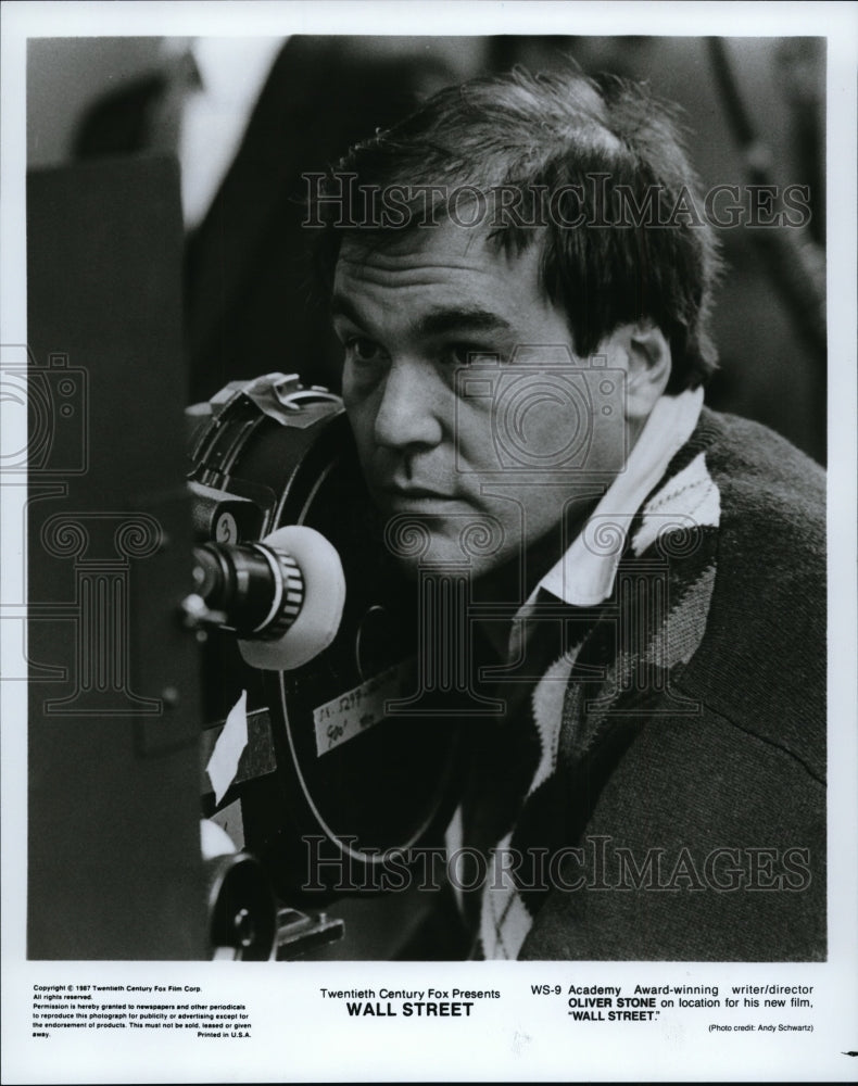 1989, Twentieth Century Fox presents &quot;Wall Street&quot; with Oliver Stone. - Historic Images