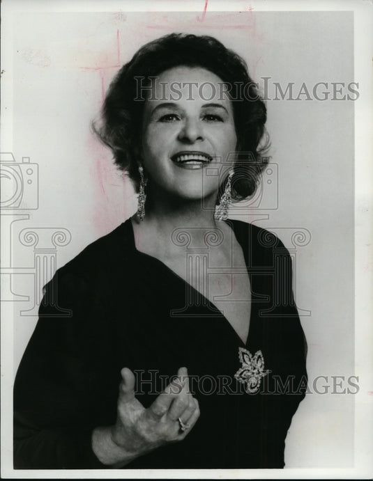 1973 Press Photo Kate Smith, Operatic Contralto - cvp89428 - Historic Images