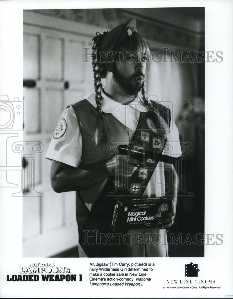 1993, Tim Curry in National Lampoon's Loaded Weapon I. - cvp89588 - Historic Images