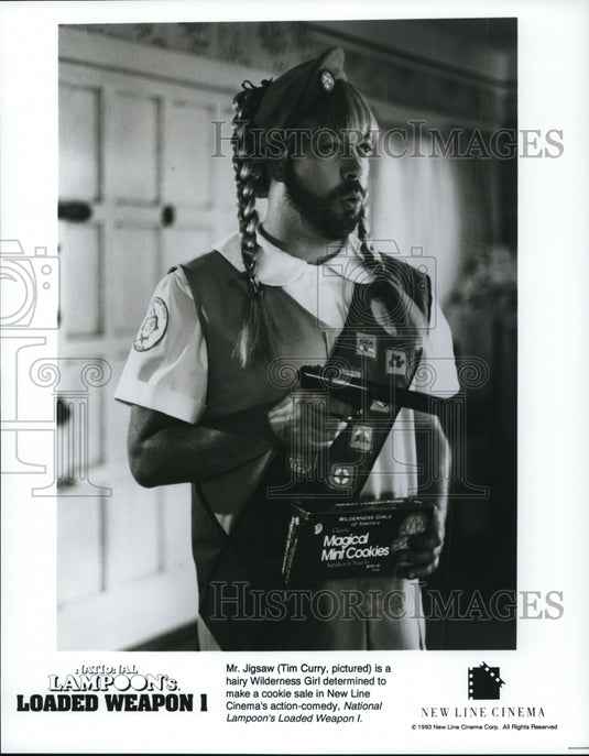 1993, Tim Curry in National Lampoon's Loaded Weapon I. - cvp89588 - Historic Images
