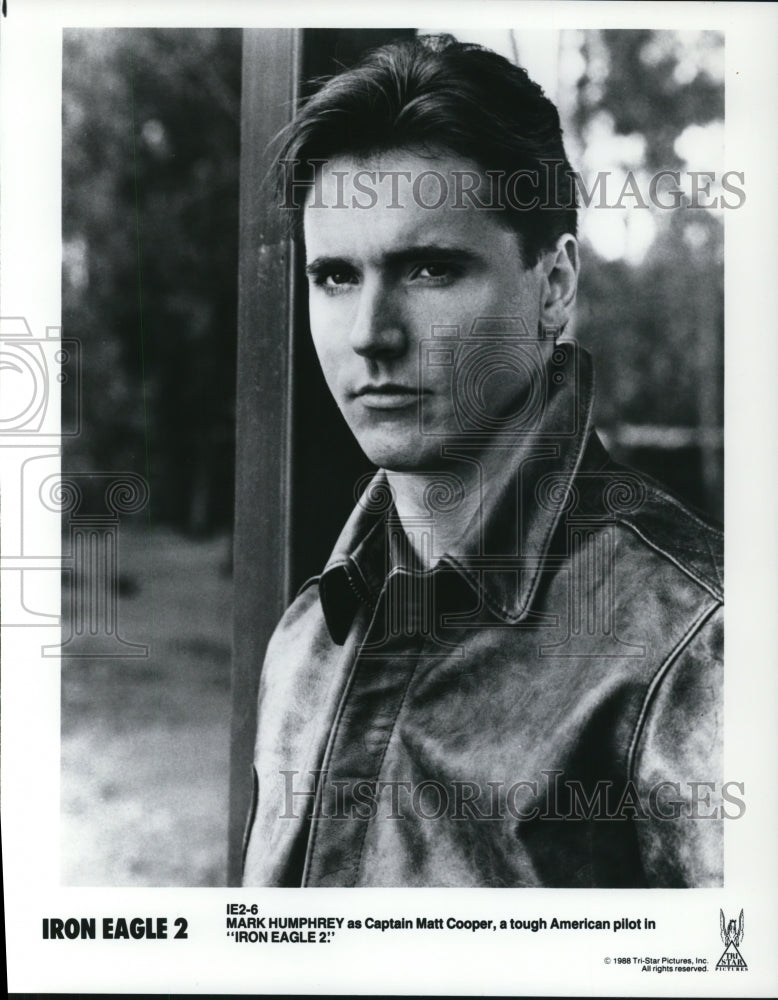 1989 Press Photo Mark Humphrey In Iron Eagle 2 - cvp89609-Historic Images