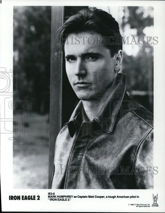 1989 Press Photo Mark Humphrey In Iron Eagle 2 - cvp89609-Historic Images