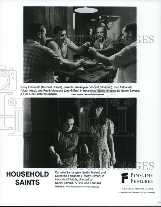 1993, Michael Rispoli and Vincent D'Onofrio in Household Saints. - Historic Images