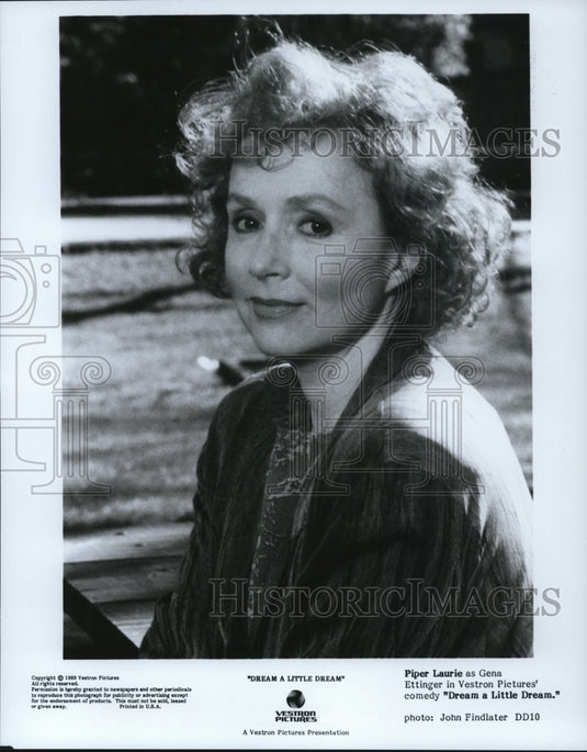 1989 Press Photo Piper Laurie in Dream a Little Dream. - cvp89787 - Historic Images