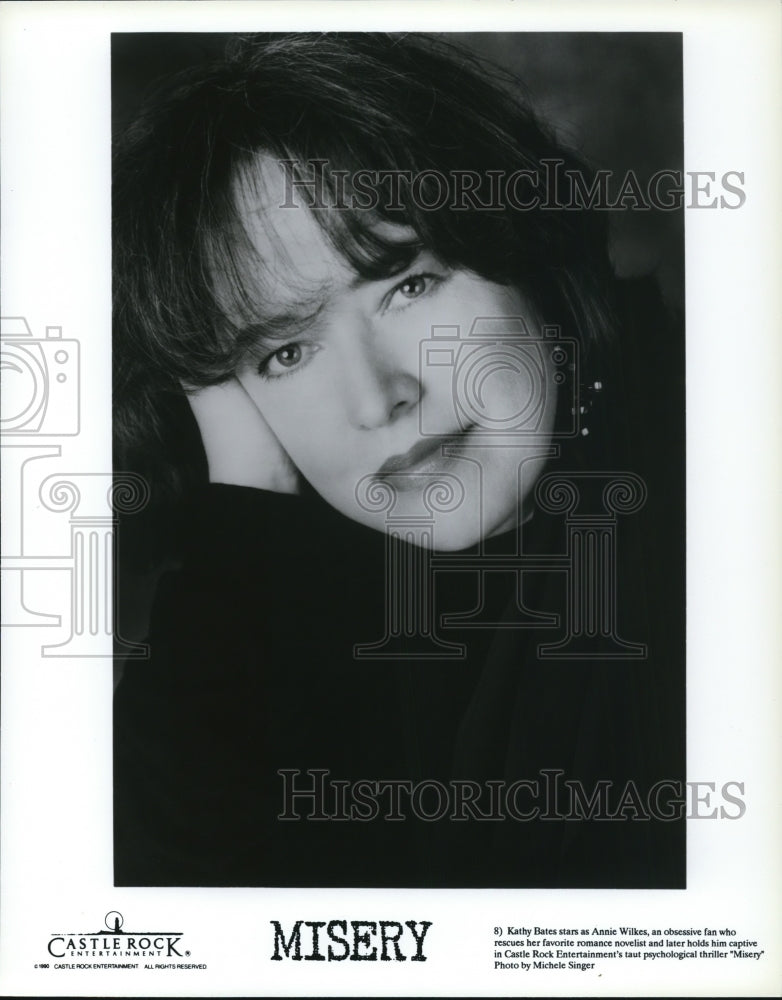 1990 Press Photo Kathy Bates stars in Misery. - cvp89985 - Historic Images