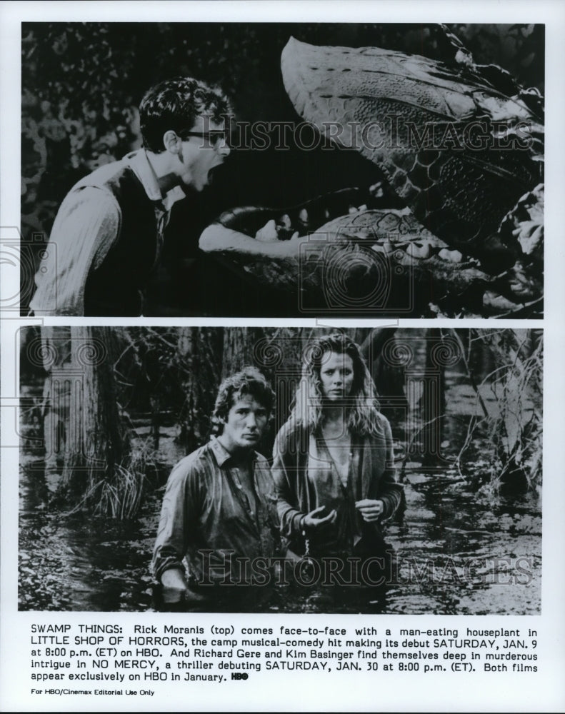 1963 Press Photo Little Shop Of Horror and No Mercy movie scenes - cvp90009 - Historic Images