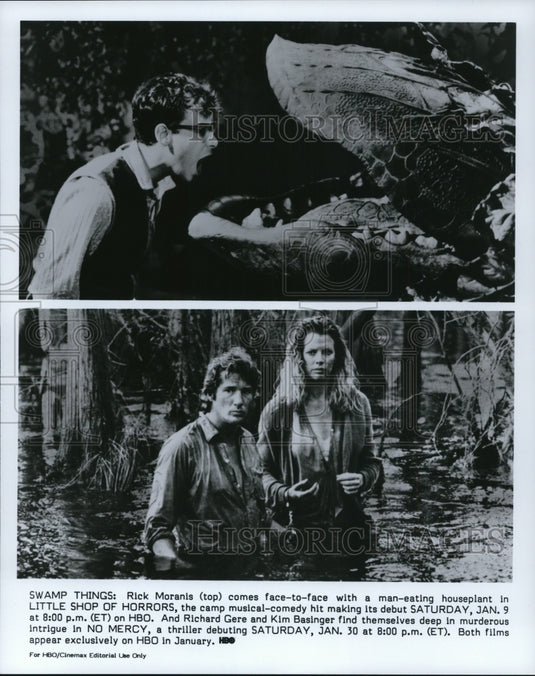 1963 Press Photo Little Shop Of Horror and No Mercy movie scenes - cvp90009 - Historic Images