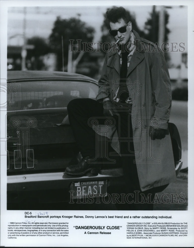 1986 Press Photo Dangerously Close-Bradford Bancroft - cvp90031 - Historic Images