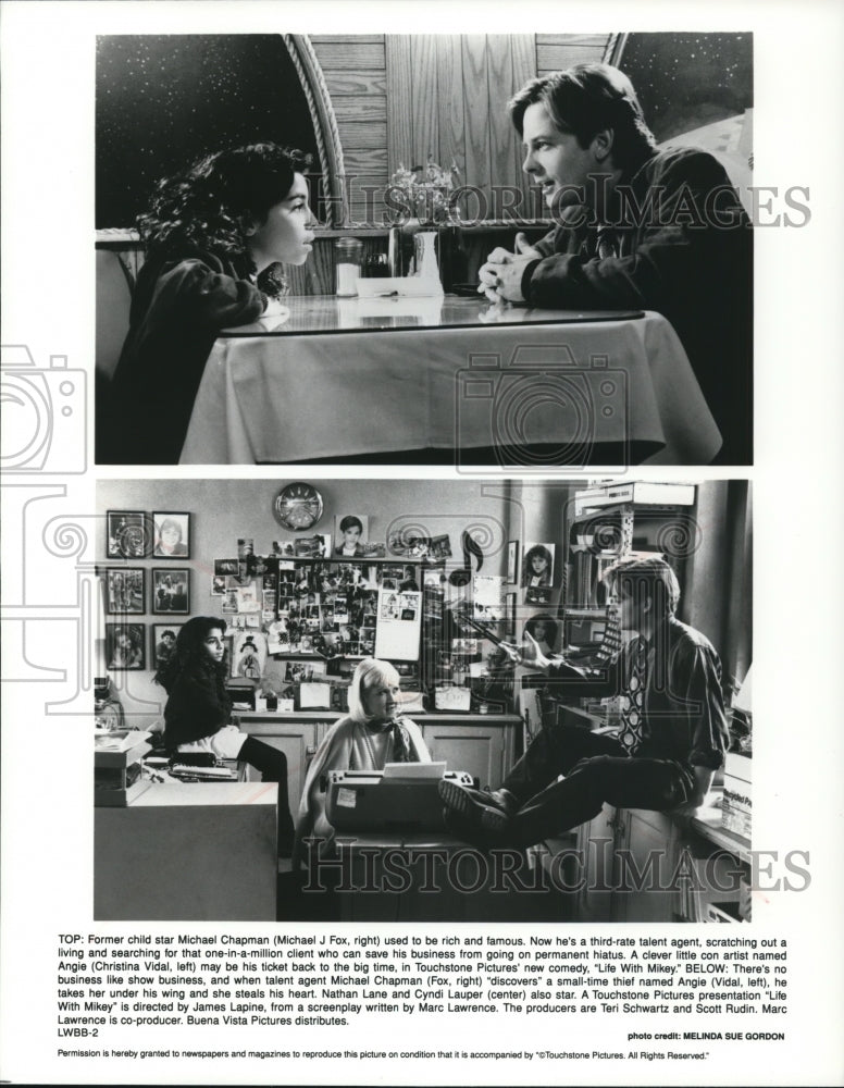1993, Michael J Fox,Christina Vidal star in "Life With Mikey" - Historic Images