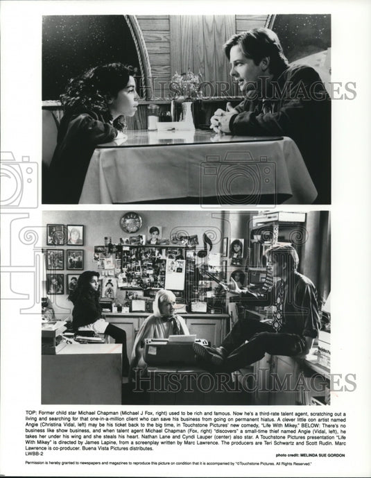 1993, Michael J Fox,Christina Vidal star in "Life With Mikey" - Historic Images