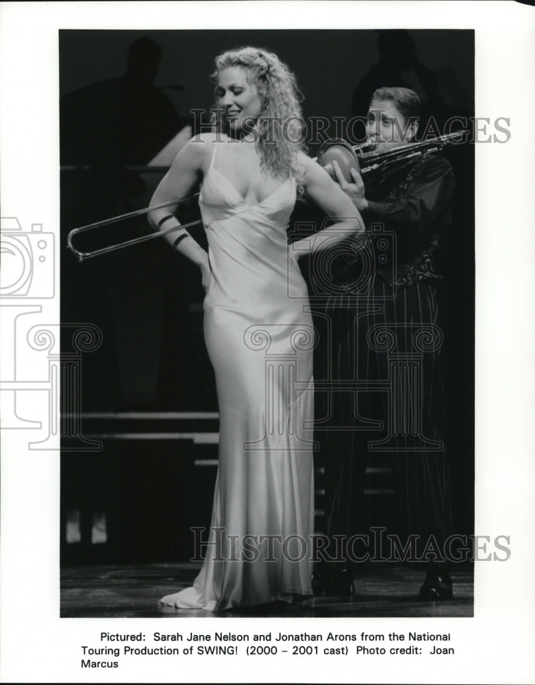 Press Photo Sarah Jane Nelson and Jonathan Arons-Swing production - cvp90184 - Historic Images