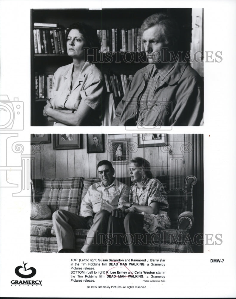1996, Dead Man Walking-Susan Sarandon, Barry, R. Lee Ermey, Weston - Historic Images