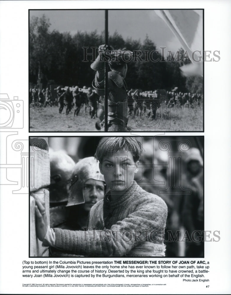 1999, The Messenger: The Story of Joan of Arc-Jovovich, - cvp90302 - Historic Images