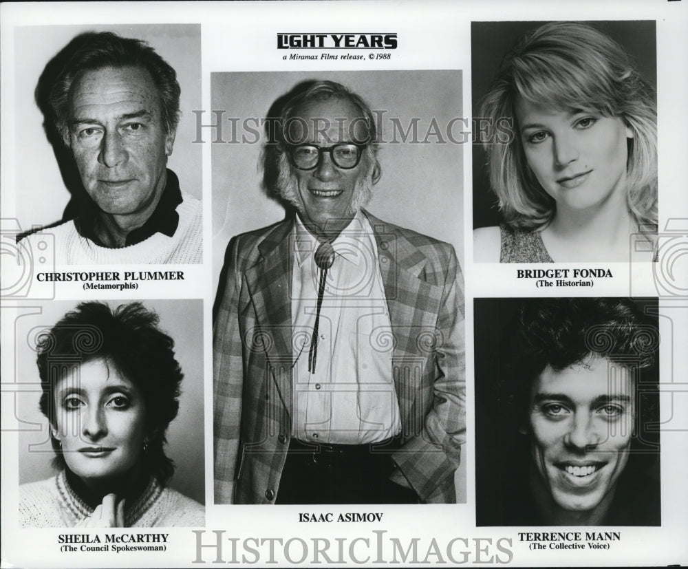 1988, A Miramax Films release "Light Years." - cvp90355 - Historic Images