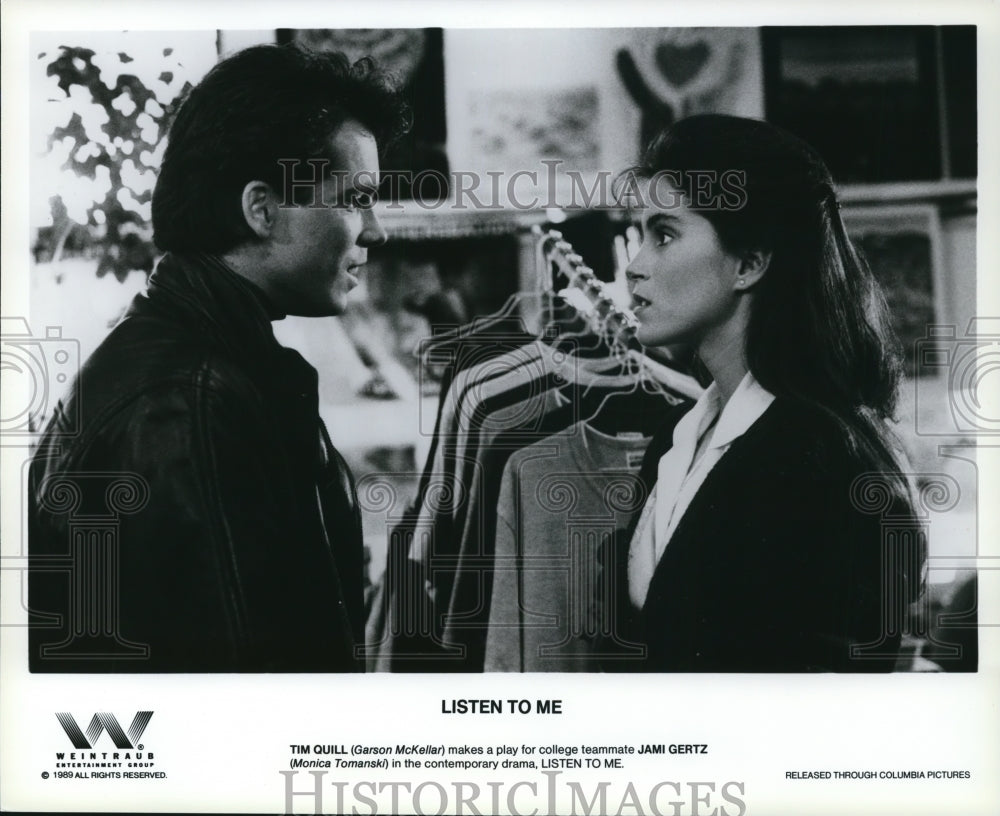1989, Tim Quill and Jami Gertz in Listen to Me. - cvp90425 - Historic Images