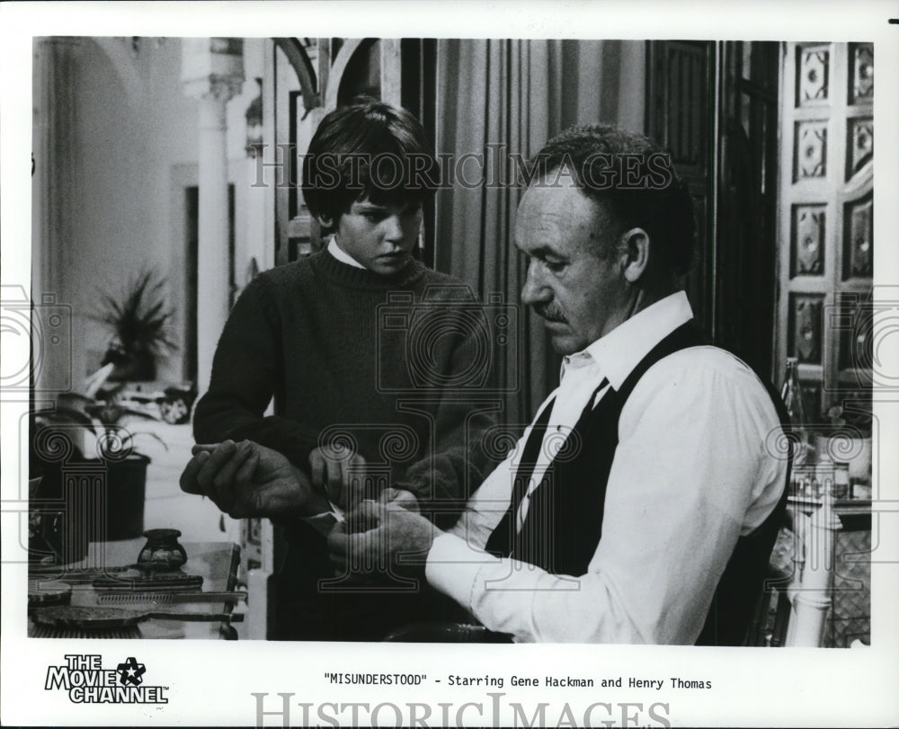 1985, Misunderstood starring Gene Hackman and Henry Thomas - Historic Images