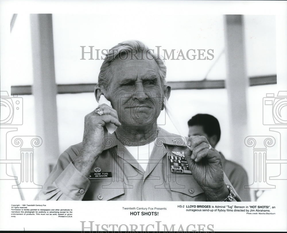 1992 Press Photo Lloyd Bridges-Hot Shots - cvp90785 - Historic Images