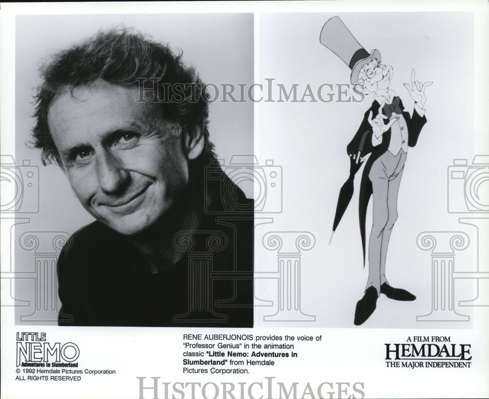 1993 Rene Auberjonois provides the voice of "Professor Genius" - Historic Images