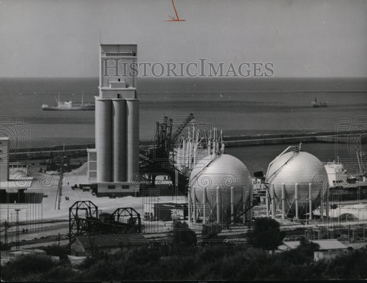1978, Port of Casa in Casablanca, Morocco. - cvp91088 - Historic Images