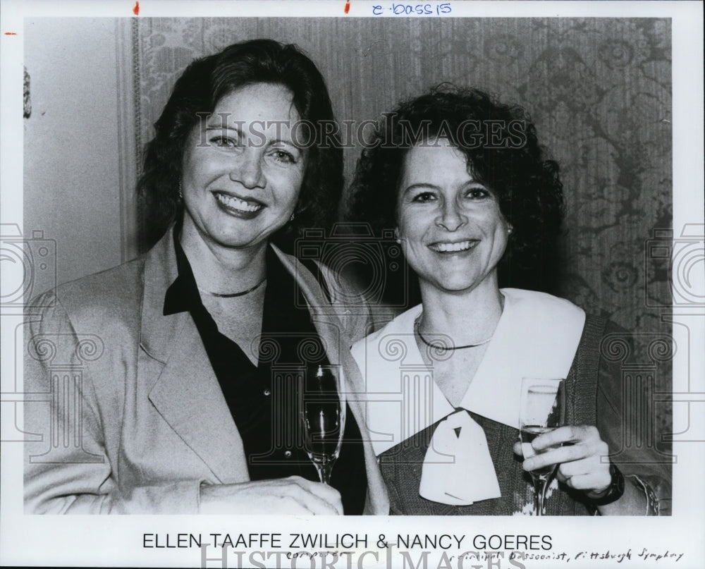 1995, Ellen Taaffe Zwilich &amp; Nancy Goeres - cvp91197 - Historic Images