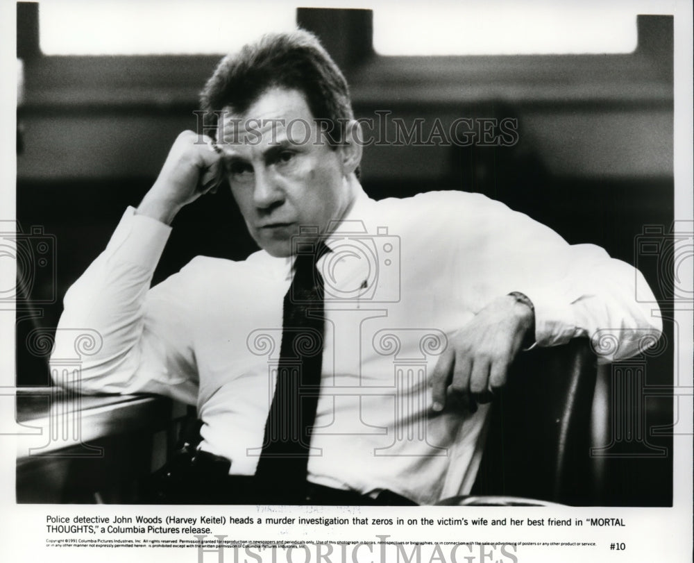 1991, Harvey Keitel in Mortal Thoughts. - cvp91299 - Historic Images