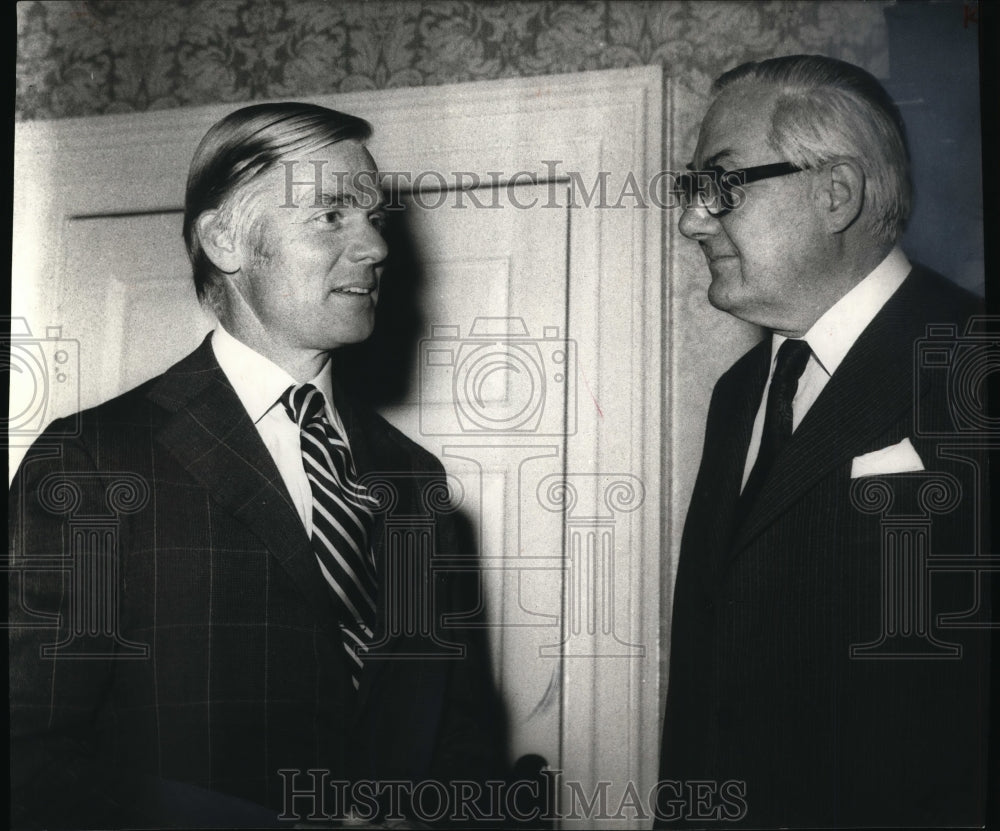 1978 Press Photo Thomas Vail and James Callaghan. - cvp91332 - Historic Images