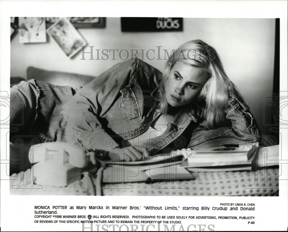 1998 Press Photo Monica Potter in Without Limits. - cvp91389 - Historic Images