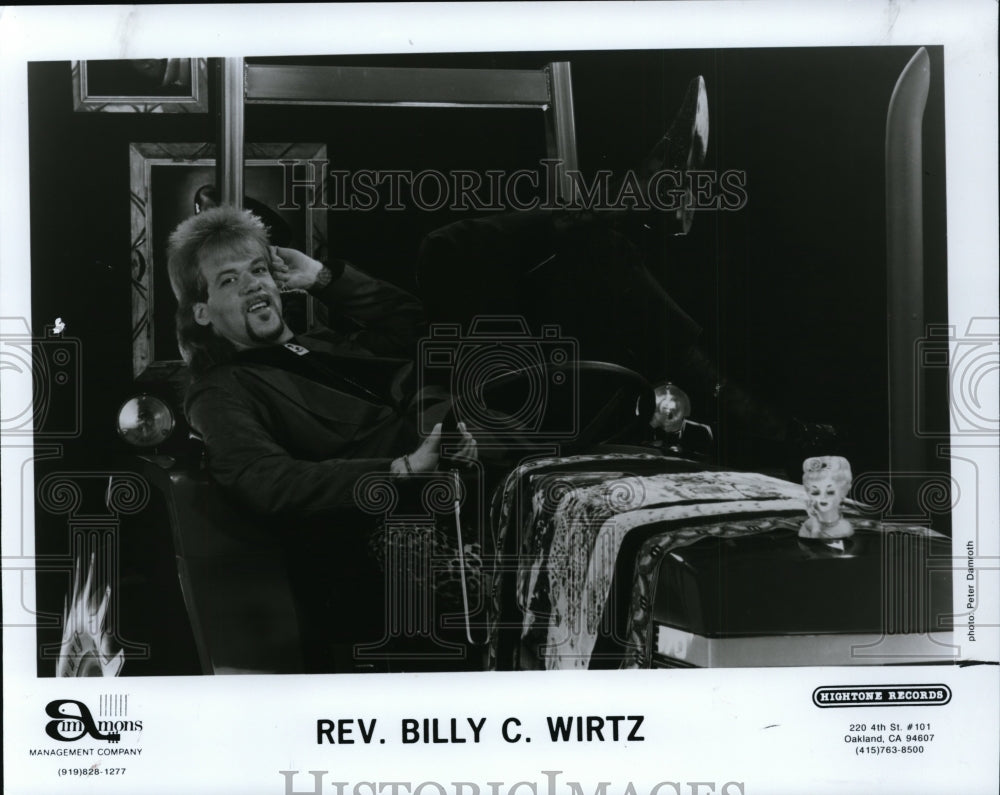 1991 Press Photo Reverend Billy Wirtz - cvp91487 - Historic Images