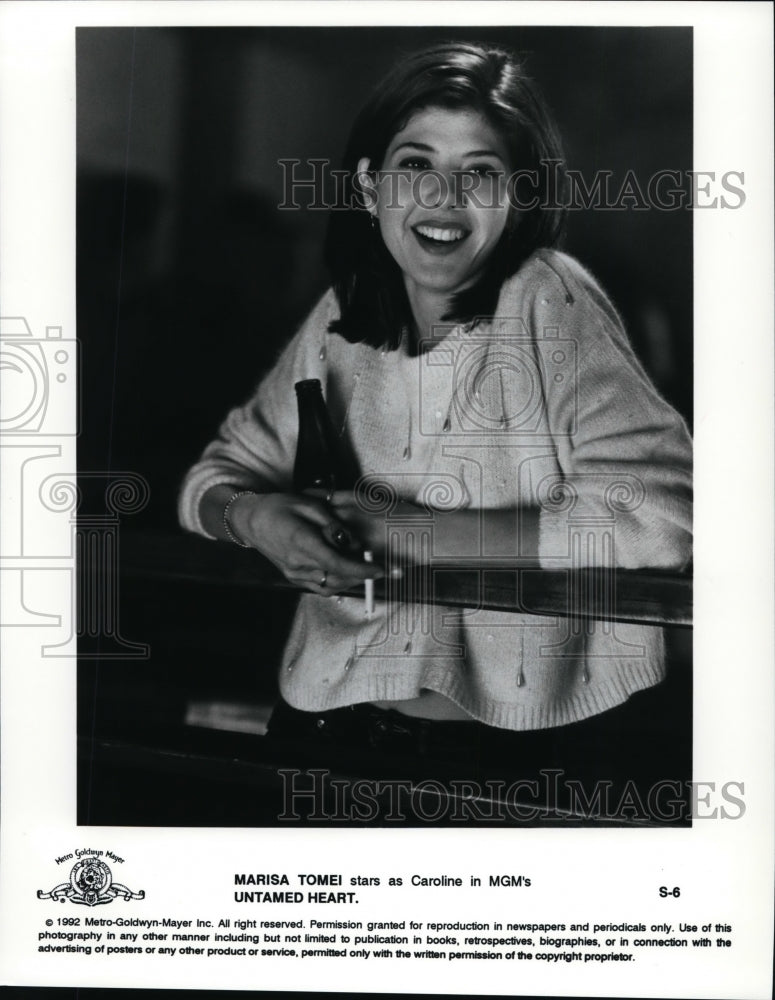 1993 Press Photo Marisa Tomei stars as Caroline in MGM&#39;s Untamed Heart-Historic Images