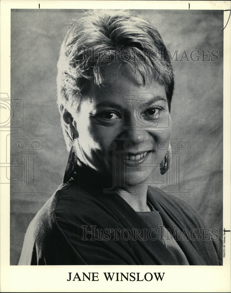 1995 Press Photo Jane Winslow - cvp91821 - Historic Images