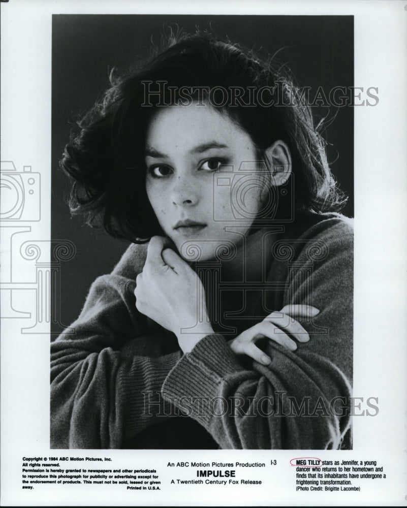 1984 Press Photo Meg Tilly in Impulse. - Historic Images