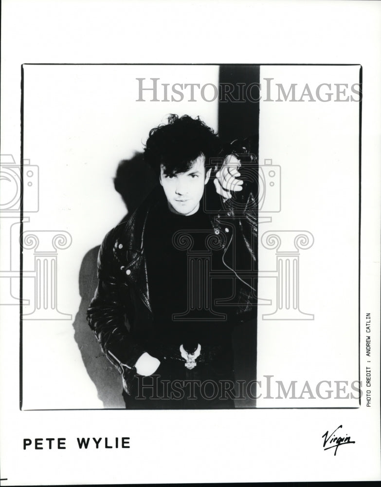 1987 Press Photo Pete Wylie - cvp91959- Historic Images